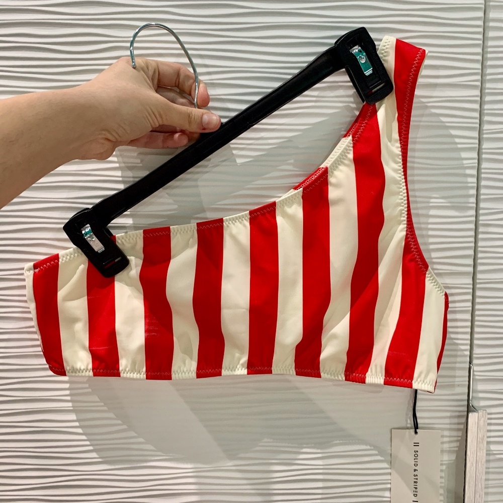 NWT Solid & Striped Cindy Top